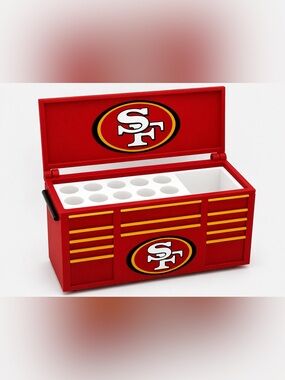 SAN Francisco 49ers Mini Toolbox Pen And Trinket Holder Desk Top Organizer